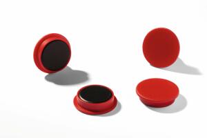 Durable Magnet 21mm rt 20St Haftkraft 210p Industriepackg