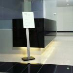 Durable Bodenständer INFO SIGN stand A3 aus Aluminium mit Infotafel
