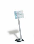 Durable Bodenständer CRYSTAL SIGN A3 si aus...