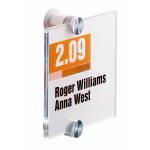 Durable Türschild Crystal Sign 105x105 a. Acrylglas...