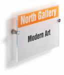 Durable Türschild Crystal Sign 210x297 a. Acrylglas...