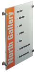 Durable Türschild Crystal Sign 297x420 a. Acrylglas...