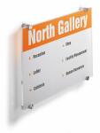 Durable Türschild Crystal Sign 297x420 a. Acrylglas...