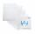 Durable Türschild CRYSTAL Sign refill Transparente Folie 210x210mm