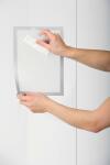 Durable Info-Rahmen A4 sw adhesiv 2St DURAFRAME® sun