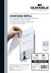 Durable Türschild Refill 149x52mm 50St EDV...
