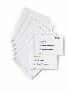 Durable Türschild Refill 4805 20St ws Format 210x148mm