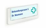 Durable Türschild 149x52,5mm ws CLICK SIGN transparente Front