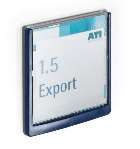 Durable Türschild Click Sign d.bl 149x148,5mm aus Kunststoff
