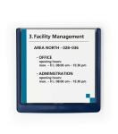 Durable Türschild Click Sign d.bl 149x148,5mm aus Kunststoff