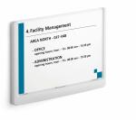 Durable Türschild A5 ws CLICK SIGN transparente Front