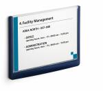 Durable Türschild A5 d.bl CLICK SIGN transparente Front