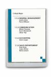 Durable Türschild A4 ws CLICK SIGN transparente Front