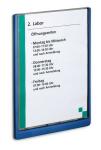 Durable Türschild A4 d.bl CLICK SIGN transparente Front