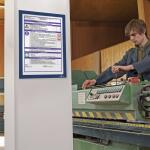 Durable Info-Rahmen A4 bl 10St selbstklebend DURAFRAME®