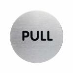 Durable Piktogramm PULL rund 65mm si Piktogramm Englisch
