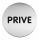 Durable Piktogramm Prive si rund Format 83mm