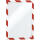 Durable Info-Rahmen A4 rt/ws 2St DURAFRAME® SECURITY selbstkl.