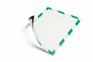 Durable Info-Rahmen A4 gn/ws 5St DURAFRAME® SECURITY magn.