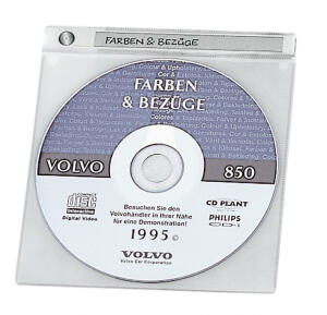 Durable CD Hülle CD COVER PLUS tr 10St f 1CD mit Schutzvlies und Tab