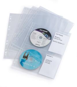Durable CD Hülle A4 tr 10St für 4 CDs passend f 5278