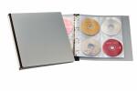 Durable CD Ringbuch für 96 CDs sw/si mit 10...