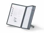 Durable Sichttafelsystem SHERPA soho Tischständer m 5 Tafeln A4 sw