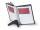 Durable Sichttafelsystem SHERPA soho Tischständer m 5 Tafeln A4 sw