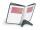 Durable Sichttafelsystem SHERPA soho Tischständer m 5 Tafeln A4 sw