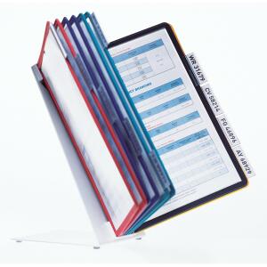 Durable Sichttafelsystem VARIO table10 Tischständer 10tlg m Tafeln