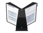 Durable Sichttafelsystem VARIO TABLE mit 10 Tafeln A4 sw