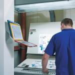 Durable Sichttafelsystem VARIO pro 10 Tischständer m 10Tafeln+Reiter