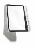 Durable Sichttafelsystem SHERPA wall Wandhalter 10 Tafeln gr sw