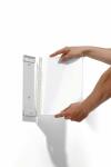 Durable Sichttafelsystem Wandset Wall Wandhalter und 10 Tafeln 5607