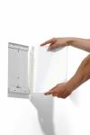 Durable Sichttafelsystem Wandset WALL Wandhalter mit 20 Tafeln 5607