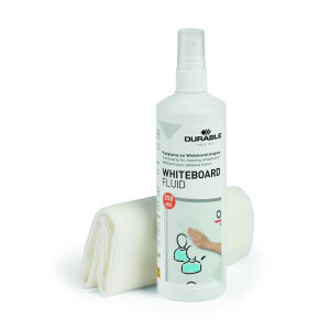 Durable Whiteboardreiniger Set 250ml Spray u Mikrofasertuch
