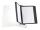Durable Sichttafelsystem SHERPA style Wandhalter mit 10 Tafeln sw/gr