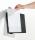 Durable Sichttafelsystem SHERPA style Wandhalter mit 10 Tafeln sw/gr