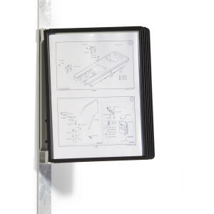 Durable VARIO MAGNET  WALL 5 magnetisch mit 5 Tafeln sw