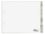 Durable Ordnerregister A4 teildeckend ws 20tlg A-Z...