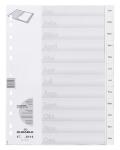 Durable Ordnerregister f A4 Jan-Dez ws Deckblatt m...