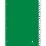 Durable Ordnerregister A4 A-Z 20tlg gn umschweißte...