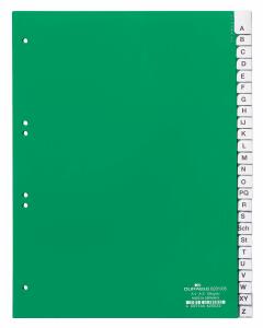 Durable Ordnerregister A4 A-Z 25tlg gn umschweißte Taben