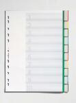 Durable Ordnerregister für A4 10tlg gn umschweißte Tabe