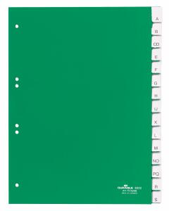 Durable Ordnerregister für A4 15tlg gn umschweißte Tabe