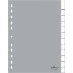 Durable Ordnerregister f A4 12tlg gr PP mit...