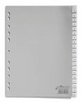 Durable Ordnerregister f A4 20tlg gr PP mit umschweißte Taben