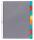 Durable Register Hüllenregister tr 8tlg farbige Grifftabe