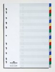 Durable Ordnerregister A4 hoch 20tlg farbige...