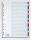 Durable Ordnerregister A4 hoch 20tlg farbige beschriftbare Taben